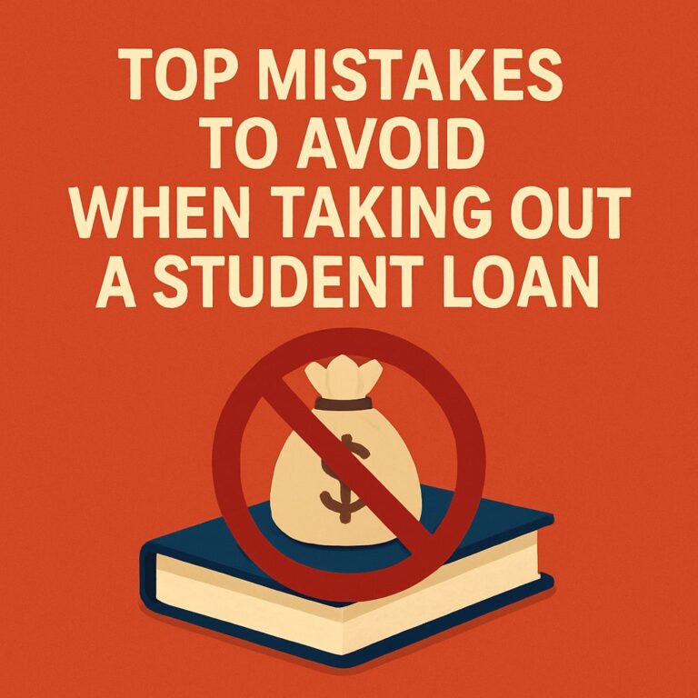 Top Mistakes to Avoid When Taking Out a Student Loan