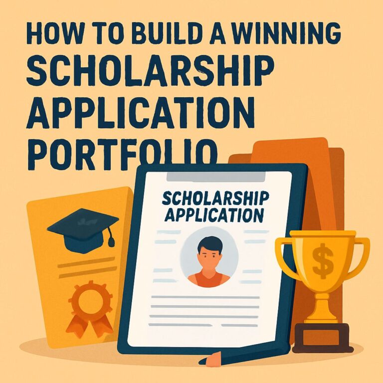 How to Build a Winning Scholarship Application Portfolio